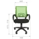 Кресло chairman 696 (черно-оранжевое). Фото товара с разных ракурсов.