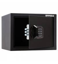 Сейф мебельный  "SF-230EL", 230х310х250 мм, электронный замок, черный, 291147, S103BR211614